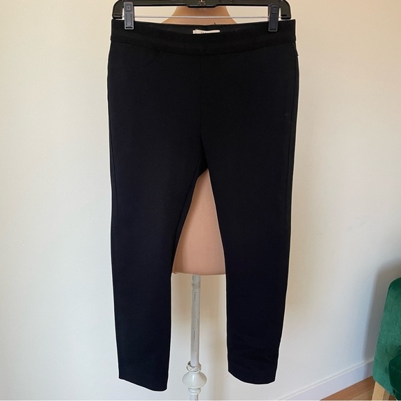 J Brand Jeans Black Neoprene Quinn Legging Cropped Ankle Pants Medium JW49WO1151 - Picture 7 of 12